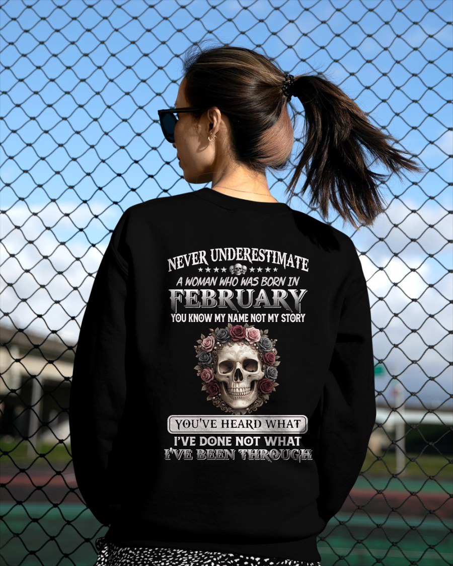 FEBRUARY - I'VE BEEN THROUGH T-Shirt For WOMAN - TRACY02 (SKU2605-410-02)