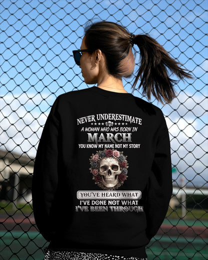 MARCH - I'VE BEEN THROUGH T-Shirt For WOMAN - TRACY03 (SKU2605-410-03)