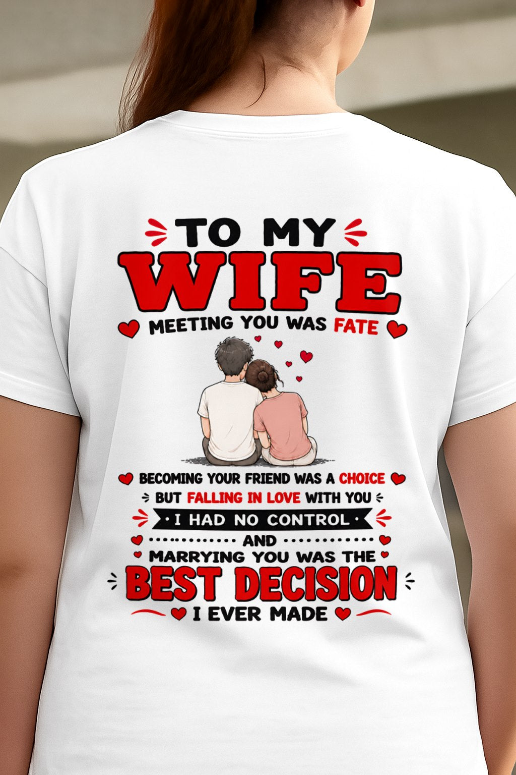 PERFECT T-SHIRT FOR MY WIFE - GIFT FROM HUSBAND - TRACY00 (SKU2608-107)
