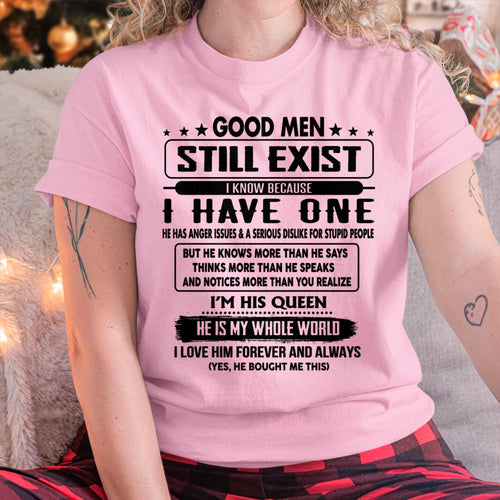 Good men Still Exist - gift for your girlfriend, wife from Husband - XUAN00 (SKU-GM-00)