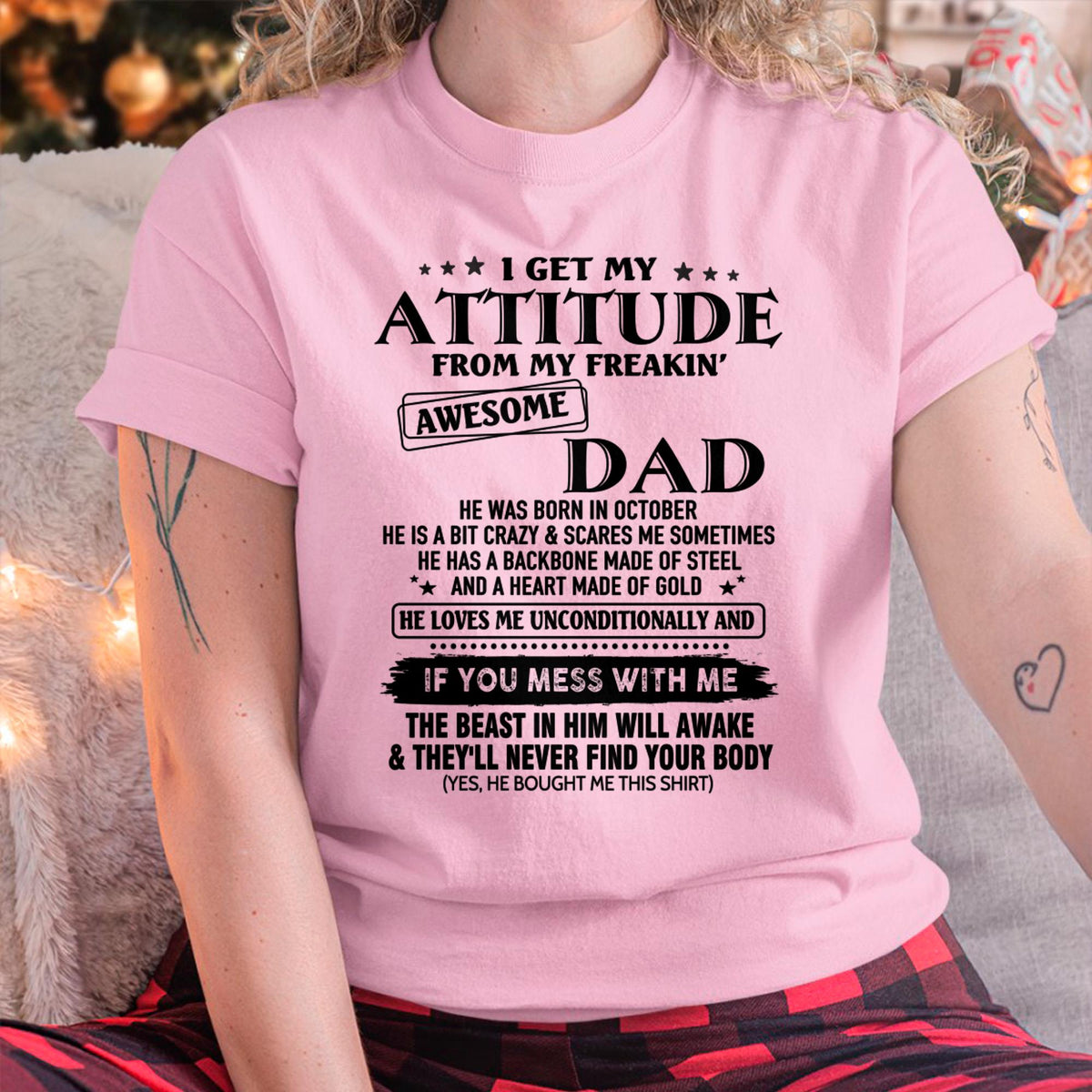 October - Gift For Son and Daughter From Dad - XUAN10 - (SKU-TDADC-10)