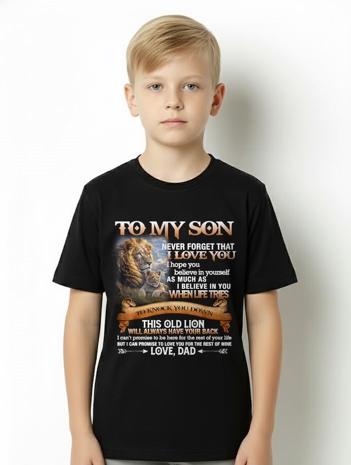 To My Son T-Shirt – Gift From Dad / Man - XUAN00 (SKU12-76)
