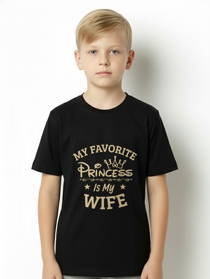 Favorite Princess is My Wife Funny T-Shirt From WIFE - TRACY00 (SKU-TRAN-130508)