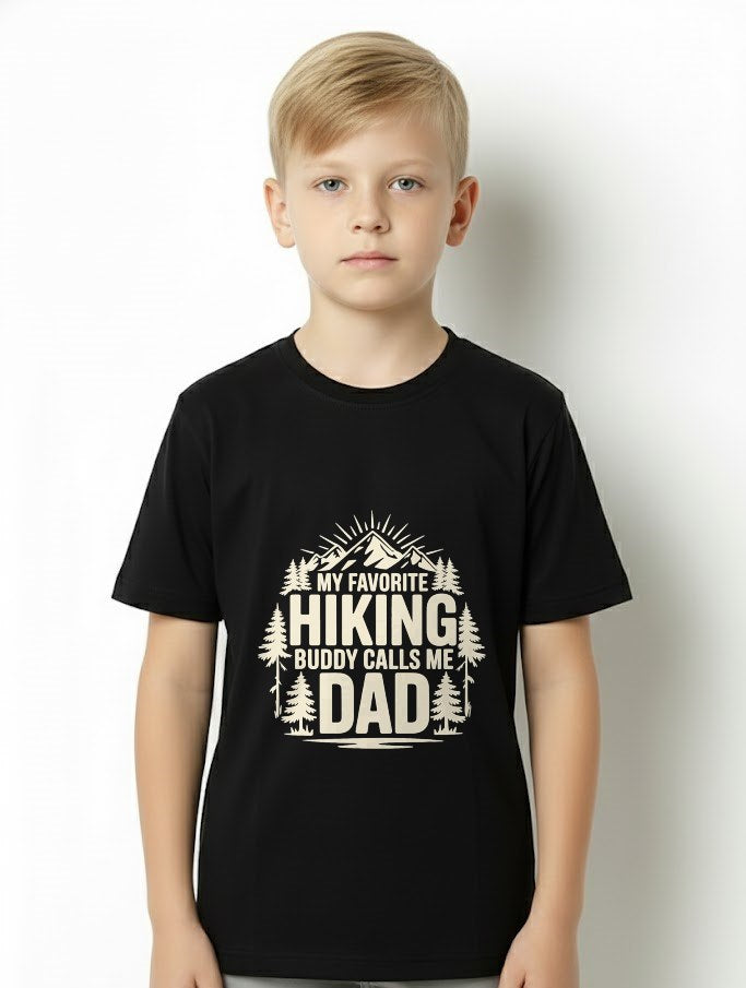 My Favorite Hiking Buddy Calls Me Dad T-Shirt For MAN - TRACY00 (SKU-TRAN-120508)