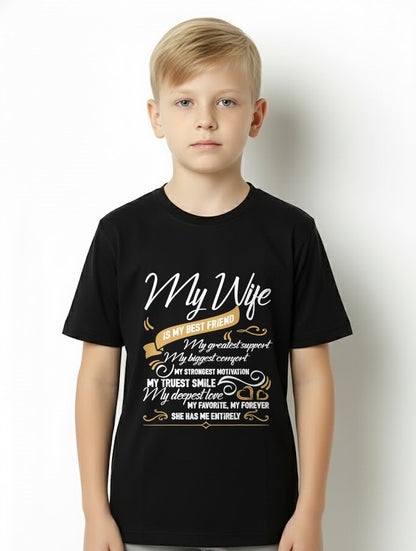 I Love My Wife T Shirt, My Wife is My Best Friend T Shirt From WIFE - TRACY00 (SKU-TRAN-1305015)