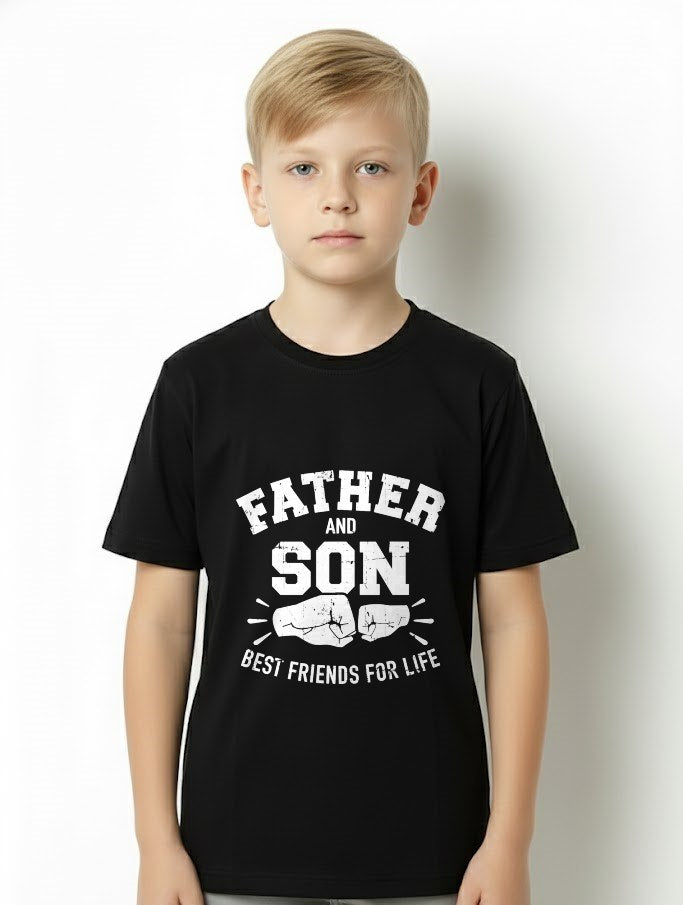 Father and Son Best Friends for Life T-Shirt From MOM - TRACY00 (SKU-TRAN-120506)