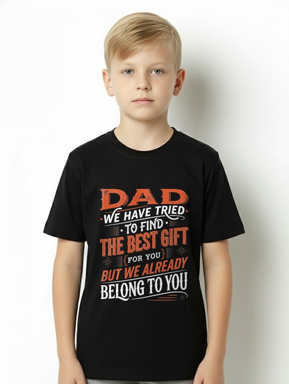 Fathers Day Shirt from Daughters Sons Wife Kids for Daddy T-Shirt From DAUGHTER OR SON - TRACY00 (SKU-TRAN-120514)