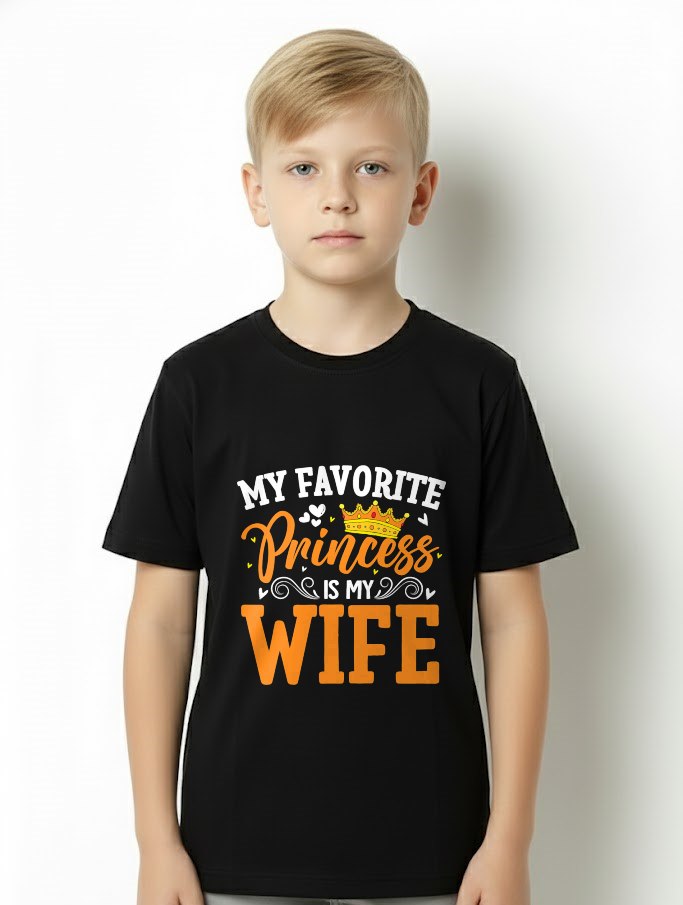 Funny My Favorite Princess Is My Wife Husband Mens T-Shirt From WIFE - TRACY00 (SKU-TRAN-1305011)