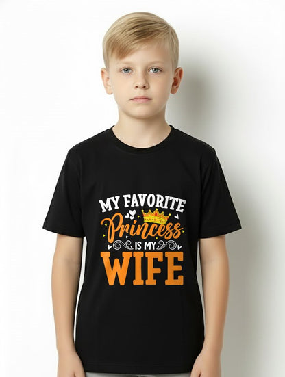 Funny My Favorite Princess Is My Wife Husband Mens T-Shirt From WIFE - TRACY00 (SKU-TRAN-1305011)