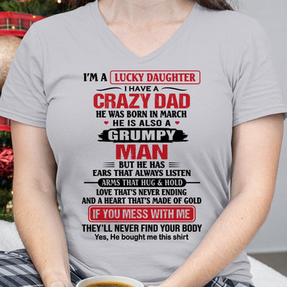 MARCH - LUCKY DAUGHTER HAVE A DAD From DAD - TRACY03 (SKU2607-110-03)