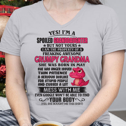 MAY - YES, I'M A SPOILED GRANDDAUGHTER - GIFT FROM GRANDMA - DTSM05 (SKU09-96-05)