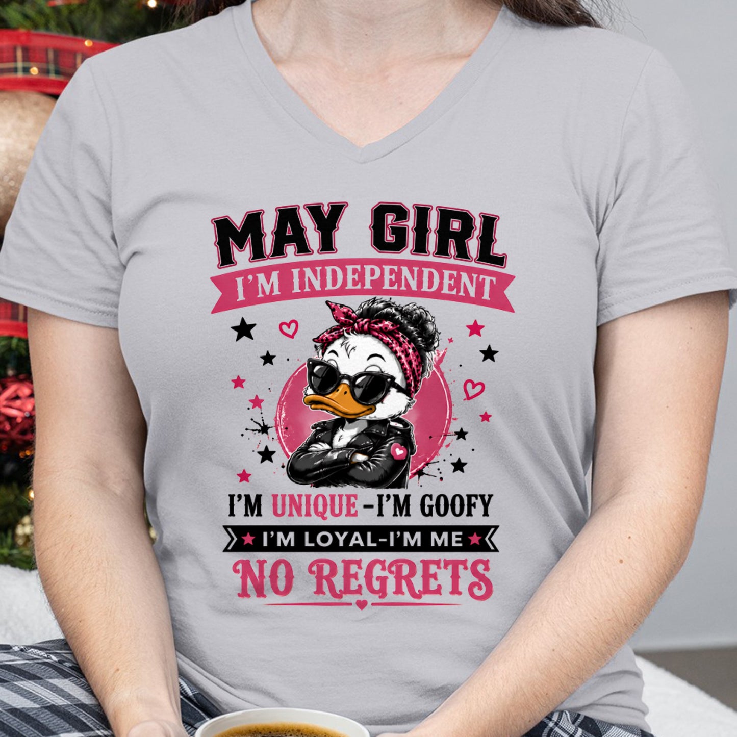 MAY - I'M UNIQUE GOOFY LOYAL T-shirt For WOMAN - TRACY05 (SKU2608-421-05)