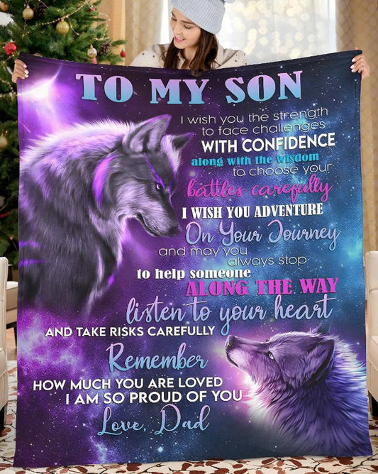 The Perfect Gift For Your Son Blanket - From Dad (SKUB10-BXUAN)