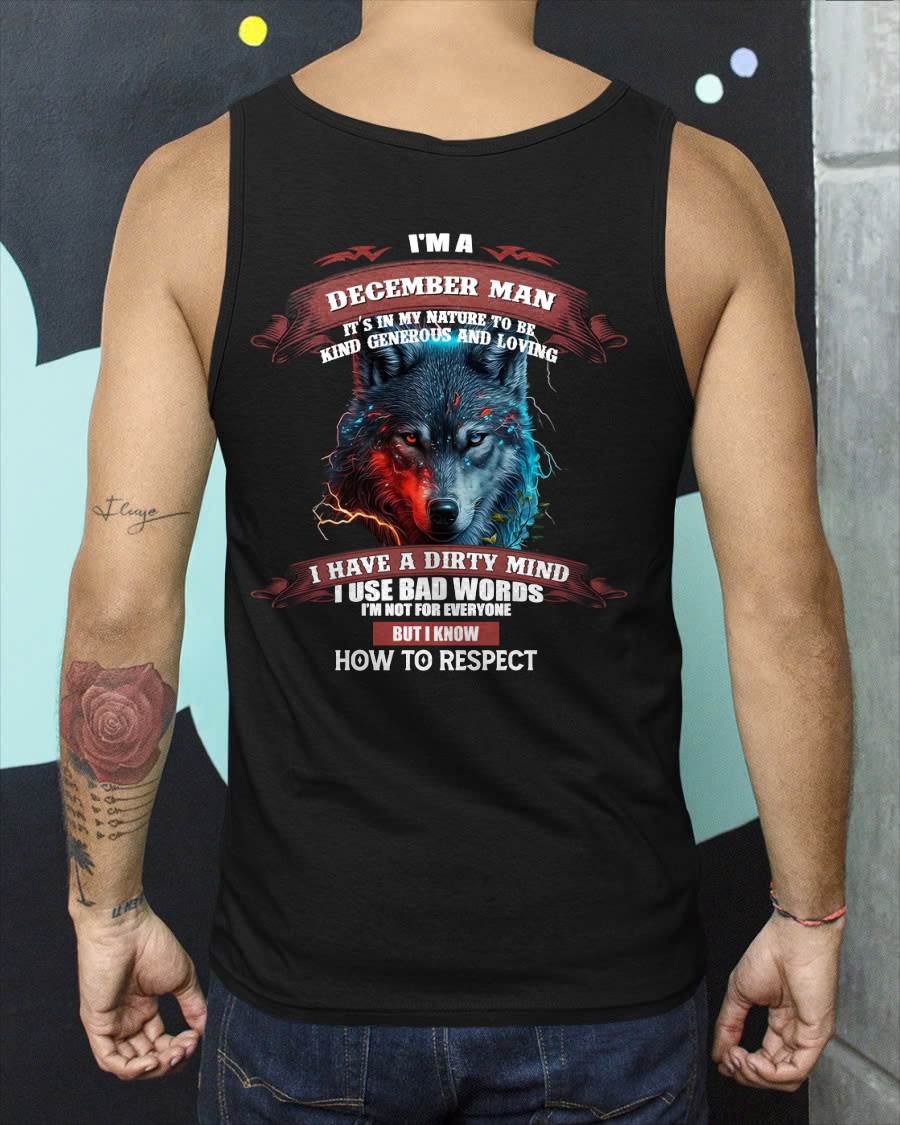 I’M A DECEMBER MAN – T-SHIRT FOR MAN – xuan12 (SKU12-162-12)